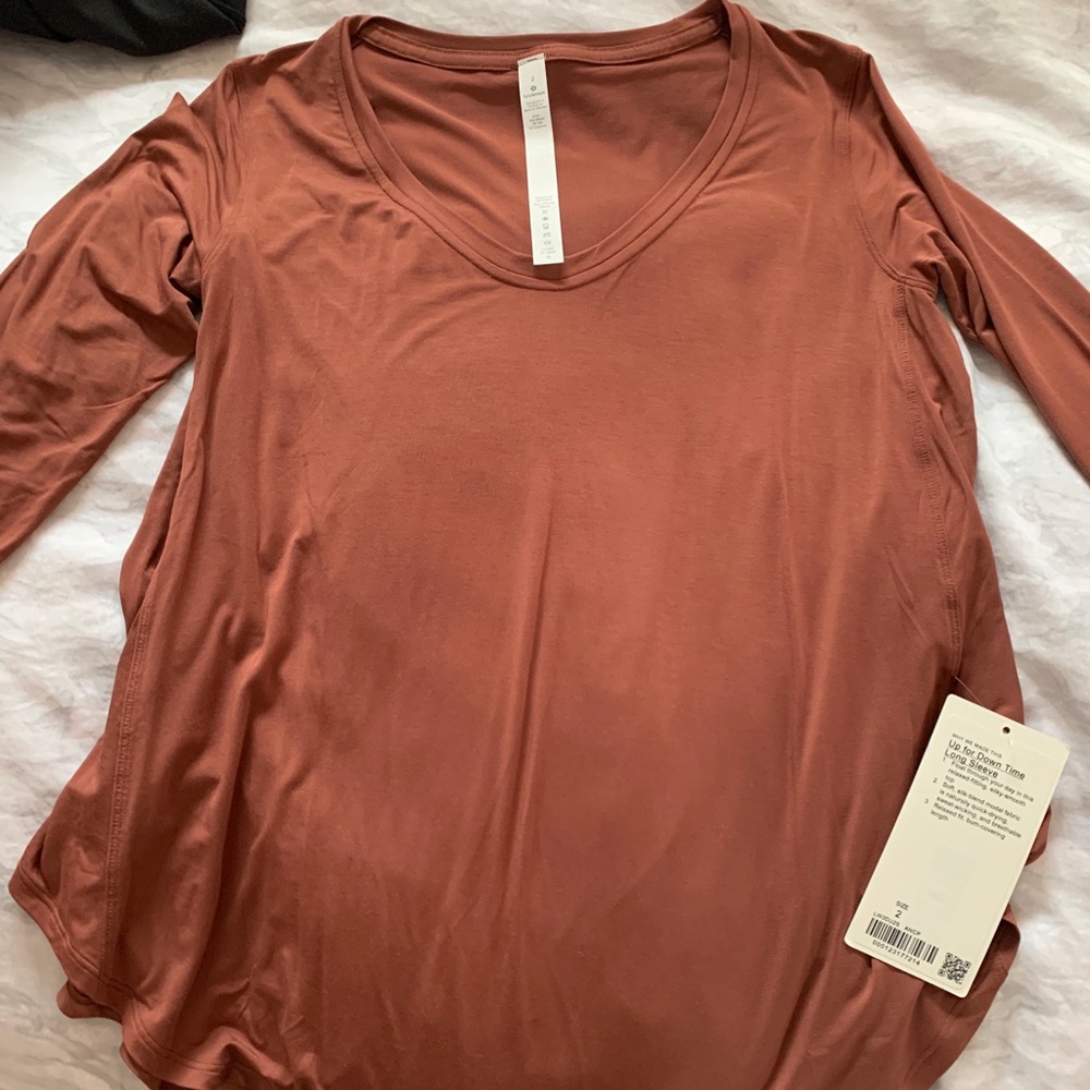 Up For Down Time Long Sleeve Lululemon Top